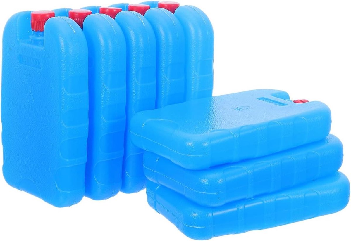Herbruikbare Koelelementen - Ijsblokken Navulbaar - Koel Houden - Langdurige Koude - 8 Stuks - Blauw