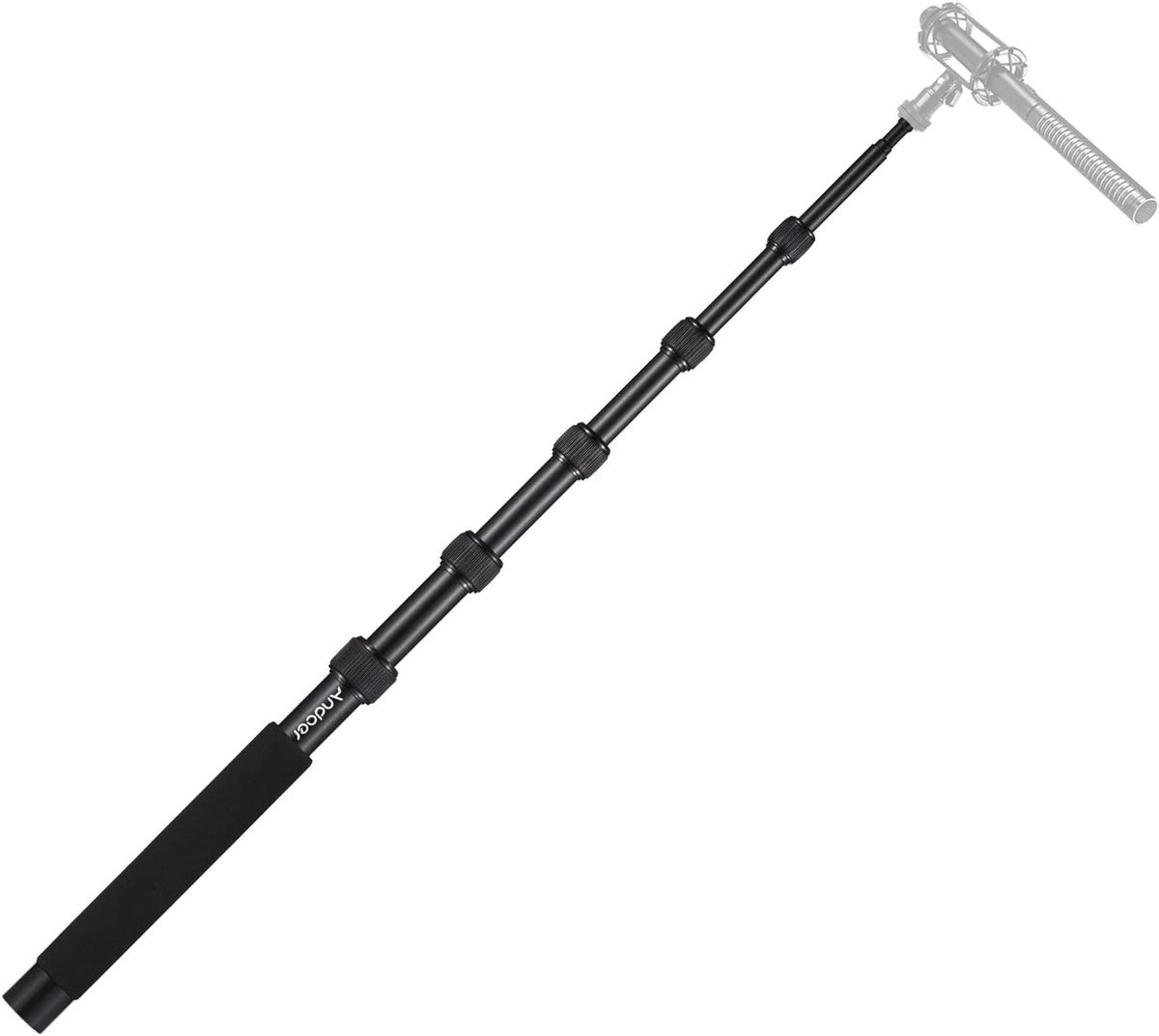 Verstelbare Microfoonarm van Aluminium Legering met 6 Secties, Geschikt voor Microfoons, Schroeven en Draad, Ideaal voor Podiumgebruik en Thuisopnames