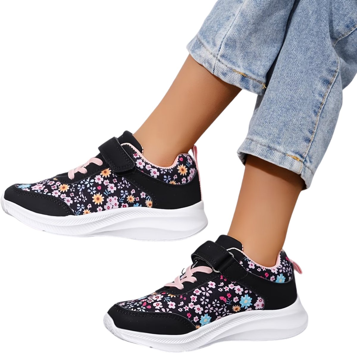 Currero Schoenen Meisjes Sneakers Comfortabel Wandelschoenen Casual Kinder Schoenen 30.5 Zwart