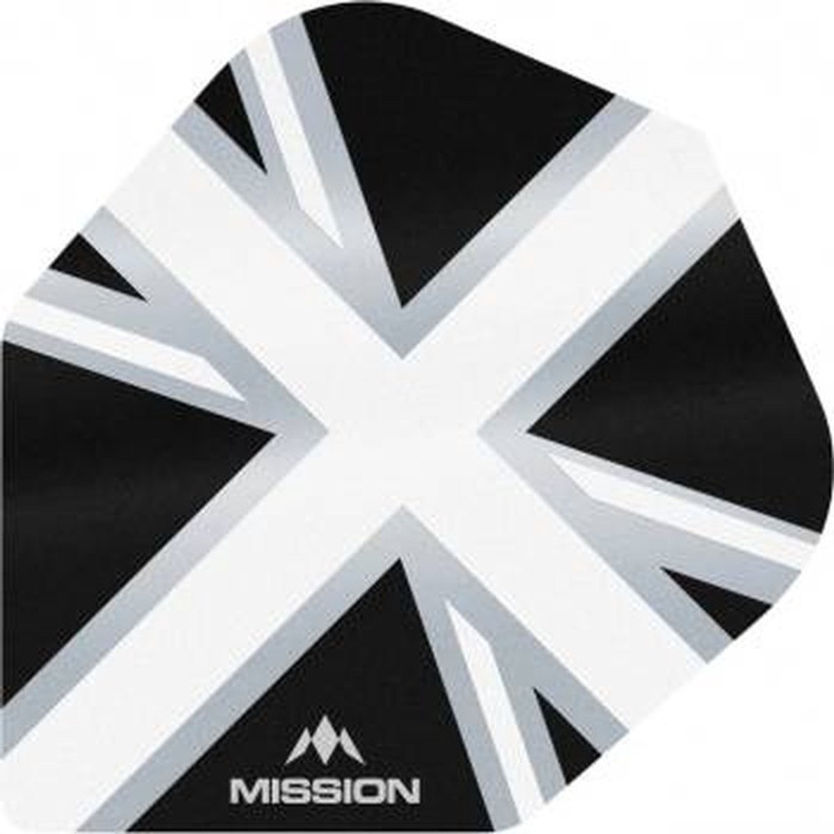 Mission Alliance 100 Black & White NO6 - Dart Flights
