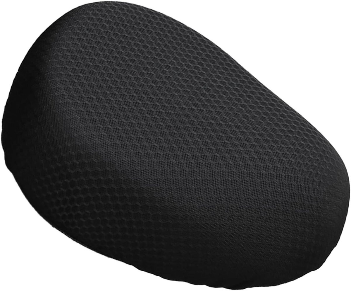 Fietszadelhoes - Zadelkussen - Comfortabel Fietsen - Ademend Mesh Materiaal - 24 x 17 cm - Zwart