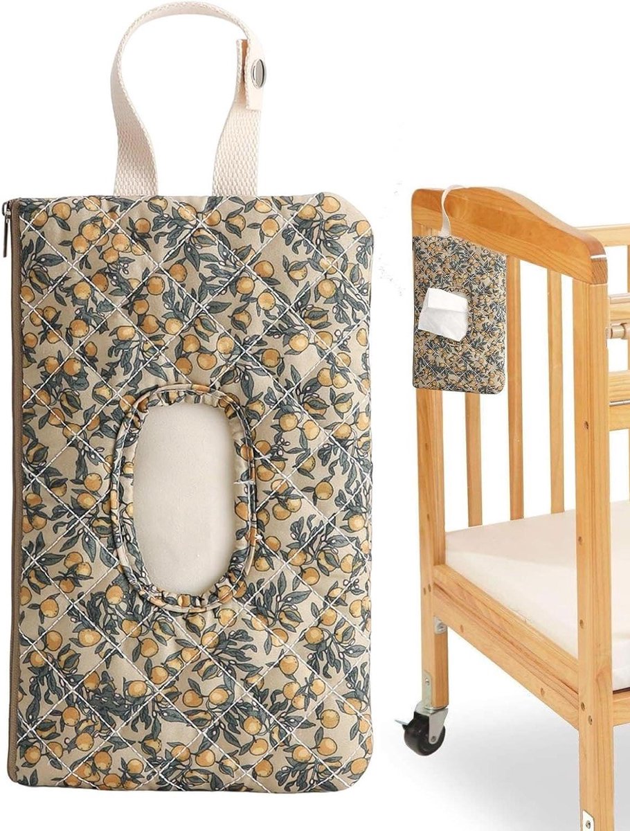 Doekjeshouder Herbruikbaar - Nat Tissues Tas - Onderweg Netheid - Waterdicht Materiaal - 20 x 10 cm - Blauw