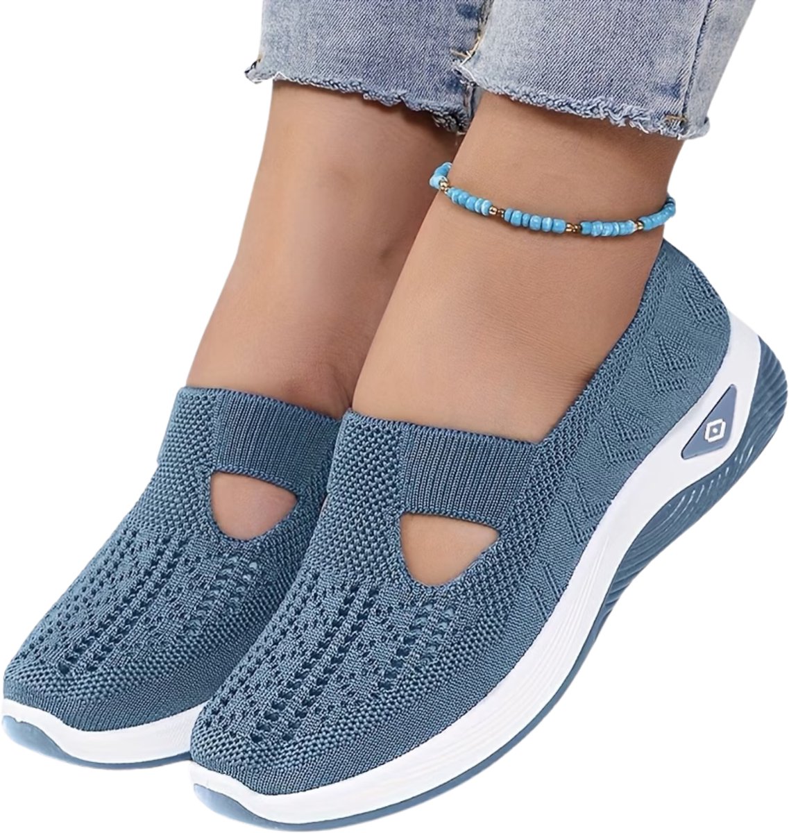 Currero Schoenen Dames Sneakers Comfortabel Slippers Casual Volwassenen 41 Blauw