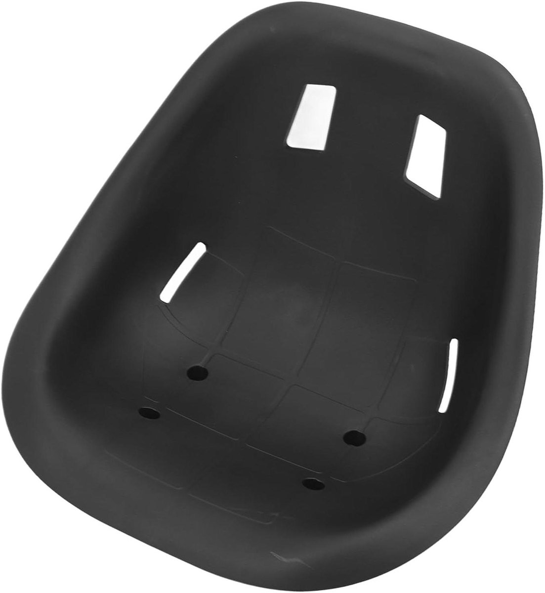 Zadel Rugsteun - Stoel Verhoger - Comfortabel Rijden - Ergonomisch Ontwerp - 50 x 44 x 25 cm - Zwart