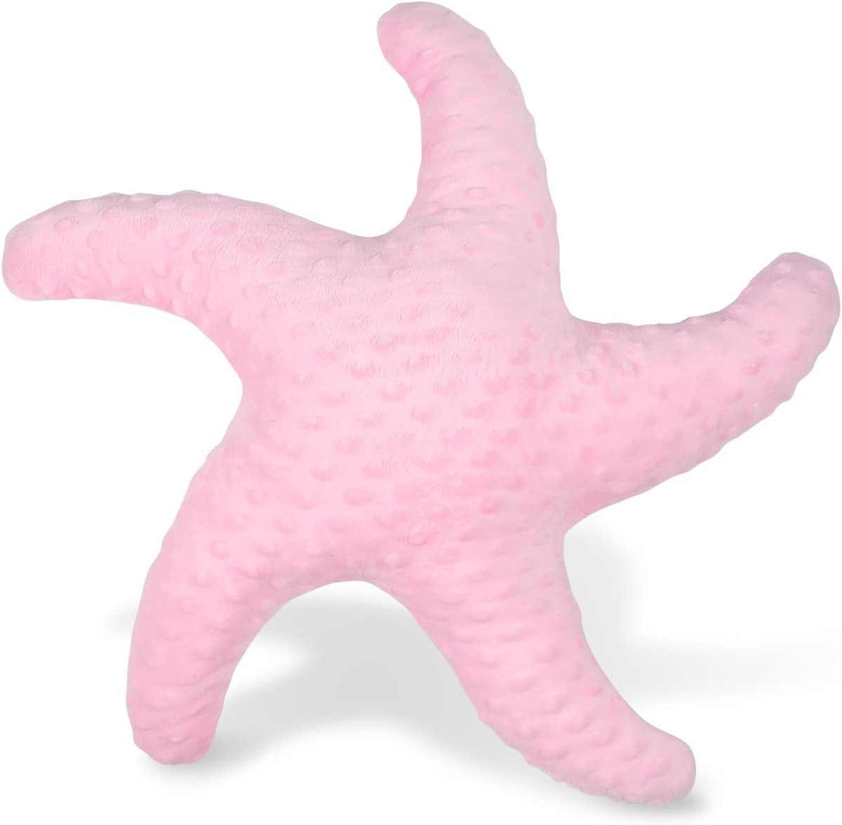 Tolvia Sierkussen - Kussen Zeester - 45 cm - Zacht Fluwelen Decoratiekussen met PP-Katoenvulling voor Bank, Bed en Fauteuil - Roze