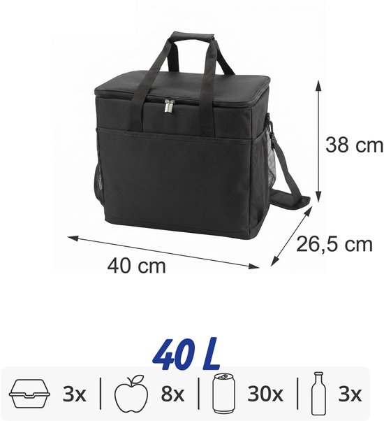 Koeltas - 40 l - zwart — afbeelding 4