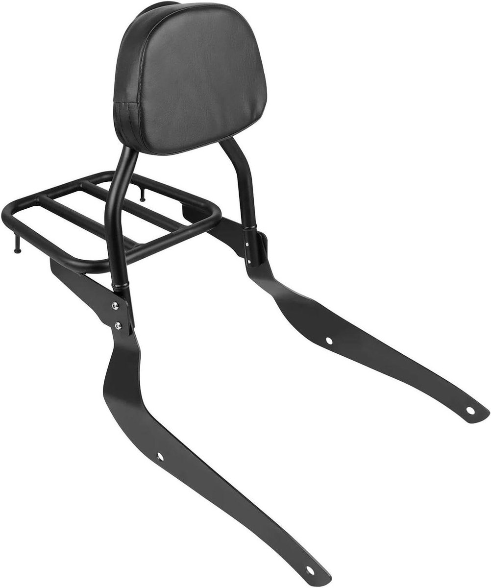 Motorfiets Rugleuning - Passagierskussen Sissybar - Comfortabel Rijden - Waterdicht Scheurbestendig - Niet gespecificeerd - Zwart