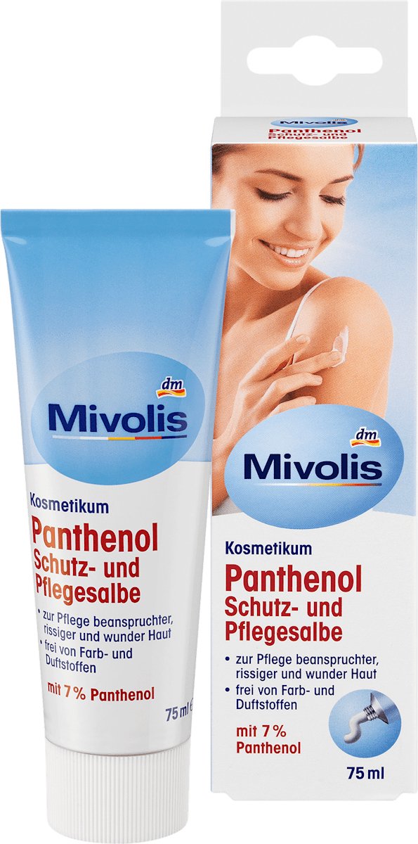 Mivolis Panthenol Bescherm- en Verzorgingszalf – 75 ml