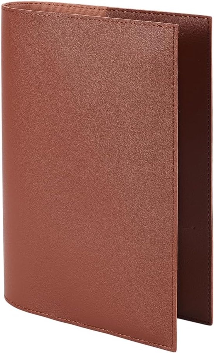 A5 Oplaadbare Lederen Dagboek Cover Handgemaakte Notitieboek Cover Vintage Boek Cover Bescherming voor A5 Hard Sketchbook Volwassen Schrijvers, 15x21cm(Bruin)