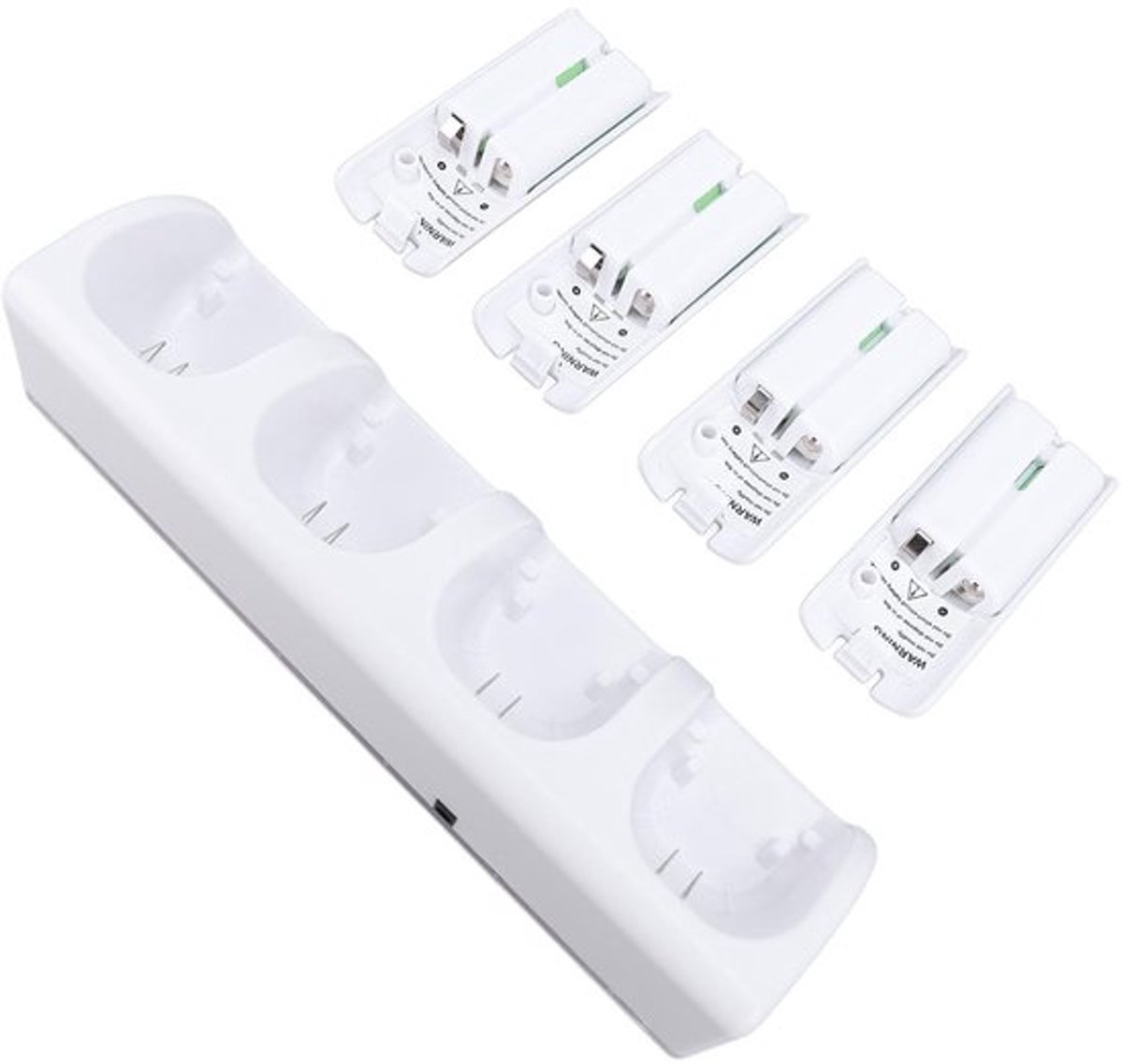 Afstandsbediening met lading voor batterijen - 4-in-1