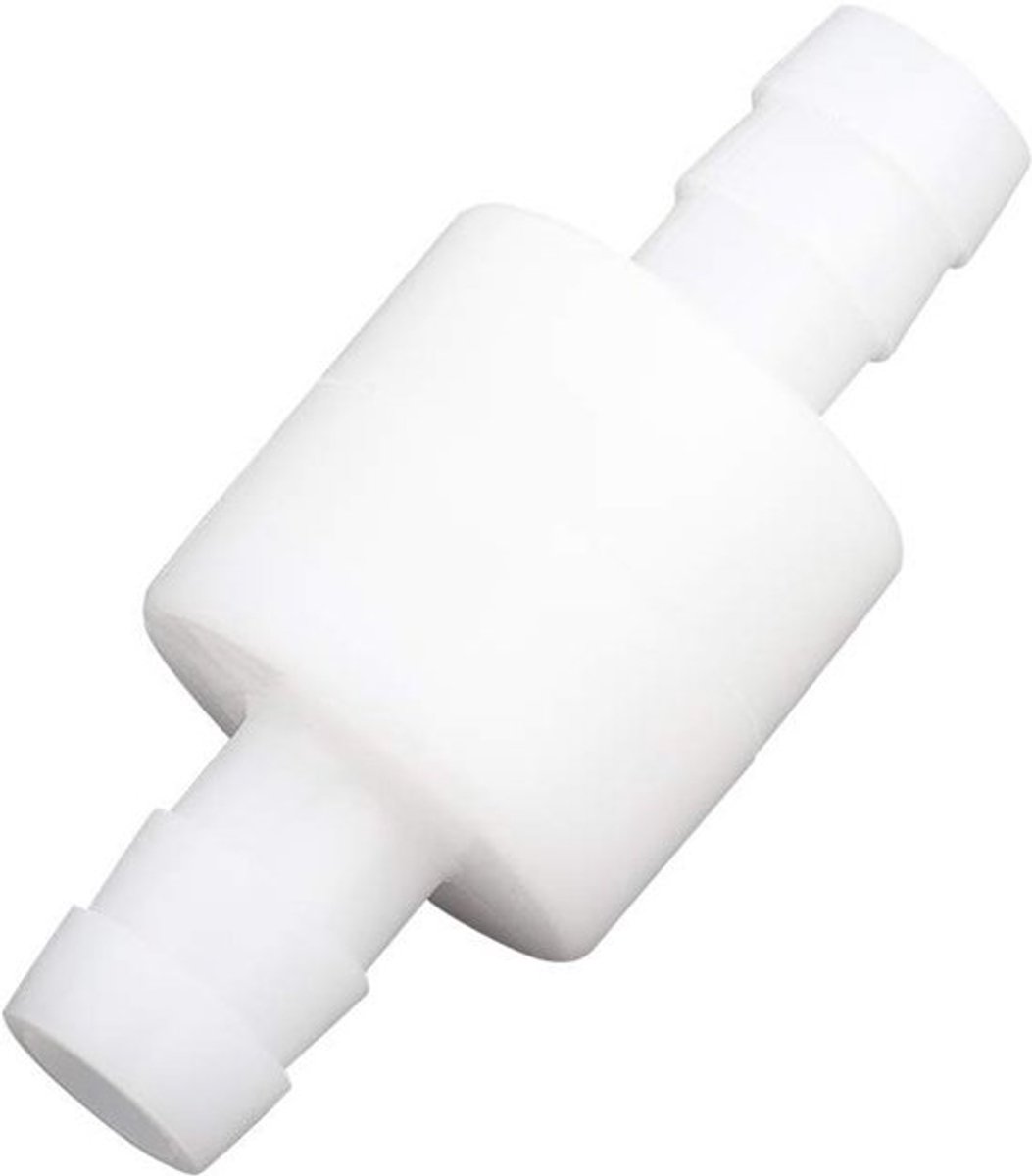 Dailygoody - 10mm Quick Fitting - Terugslagklep - Veilig en niet-giftig - Wit