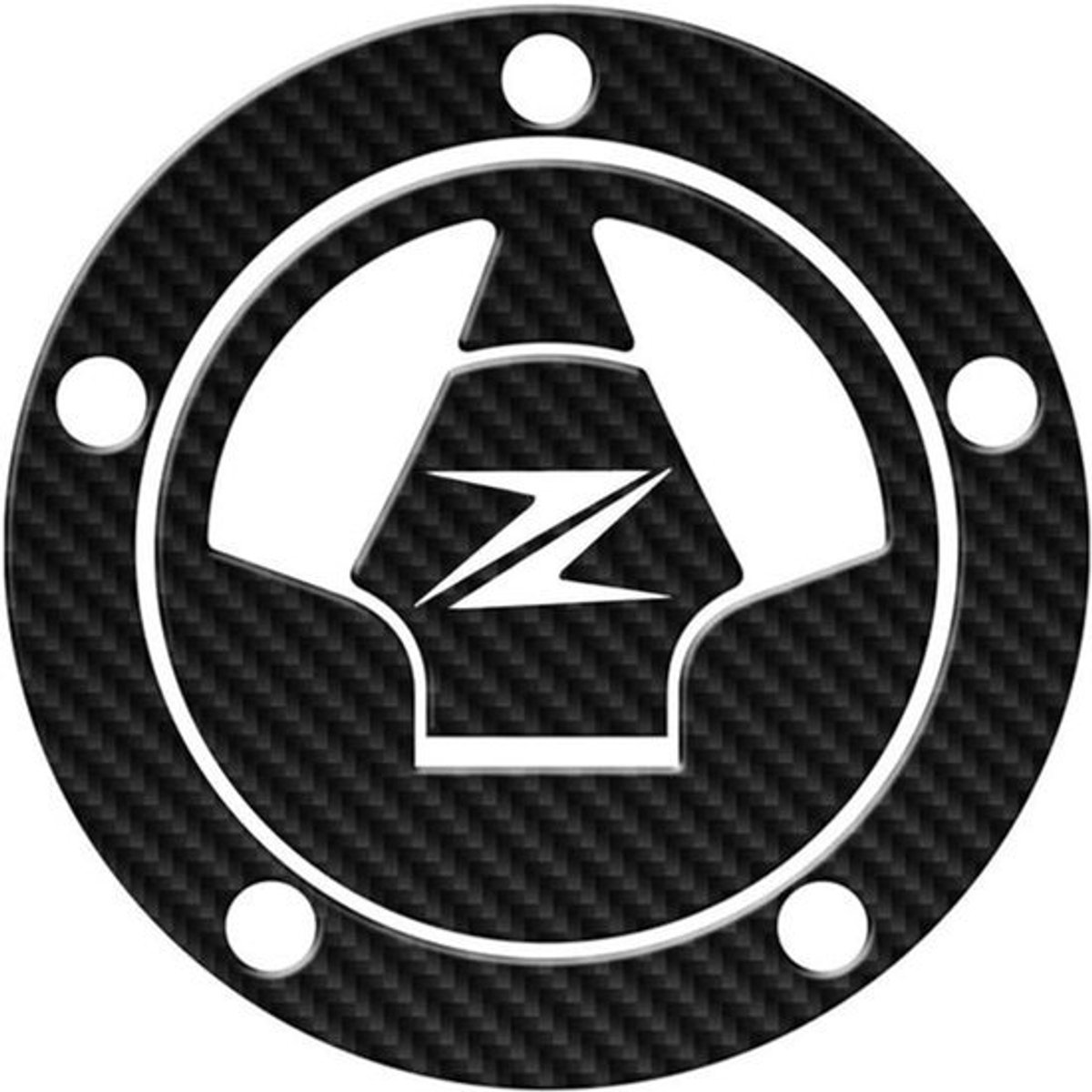 Virtubuy - Tank Sticker Set - Carbon Fiber Tank Cover - Waterdicht