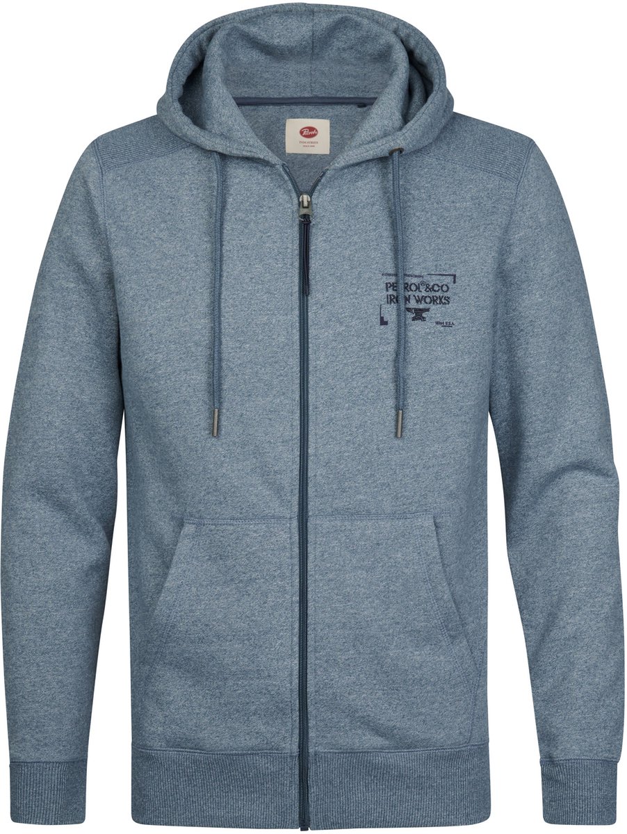 Petrol Industries - Heren Gemêleerde vest oakwood - Blauw - Maat M