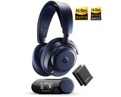 SteelSeries - Arctis Nova Pro Omni - Hi-Res Wireless Certified Gaming Headset - PC, PlayStation, Xbox & Switch - Midnight Blue