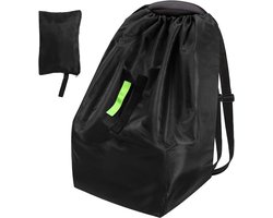 Beschermtas Kinderzitje - Reis Organizer - Veilig Vervoeren - Waterafstotend Oxford - 85 x 43 x 43 cm - Zwart