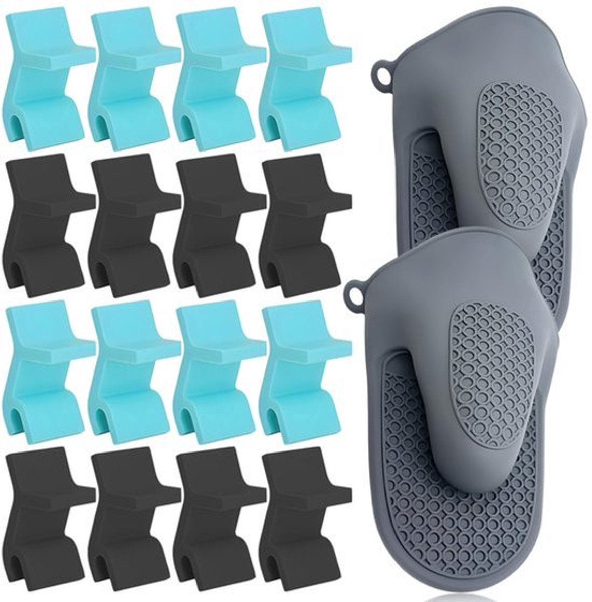 Stapelaar bakplaat Allecto - 16 ruime trays