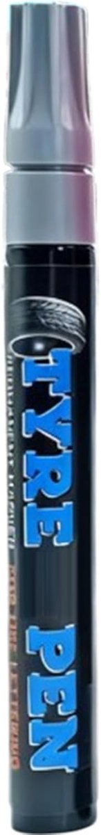 Banden Markeerstift - Lak Pen - Voertuig Decoratie - Snel Drogen - 1 Stuk - Zilver