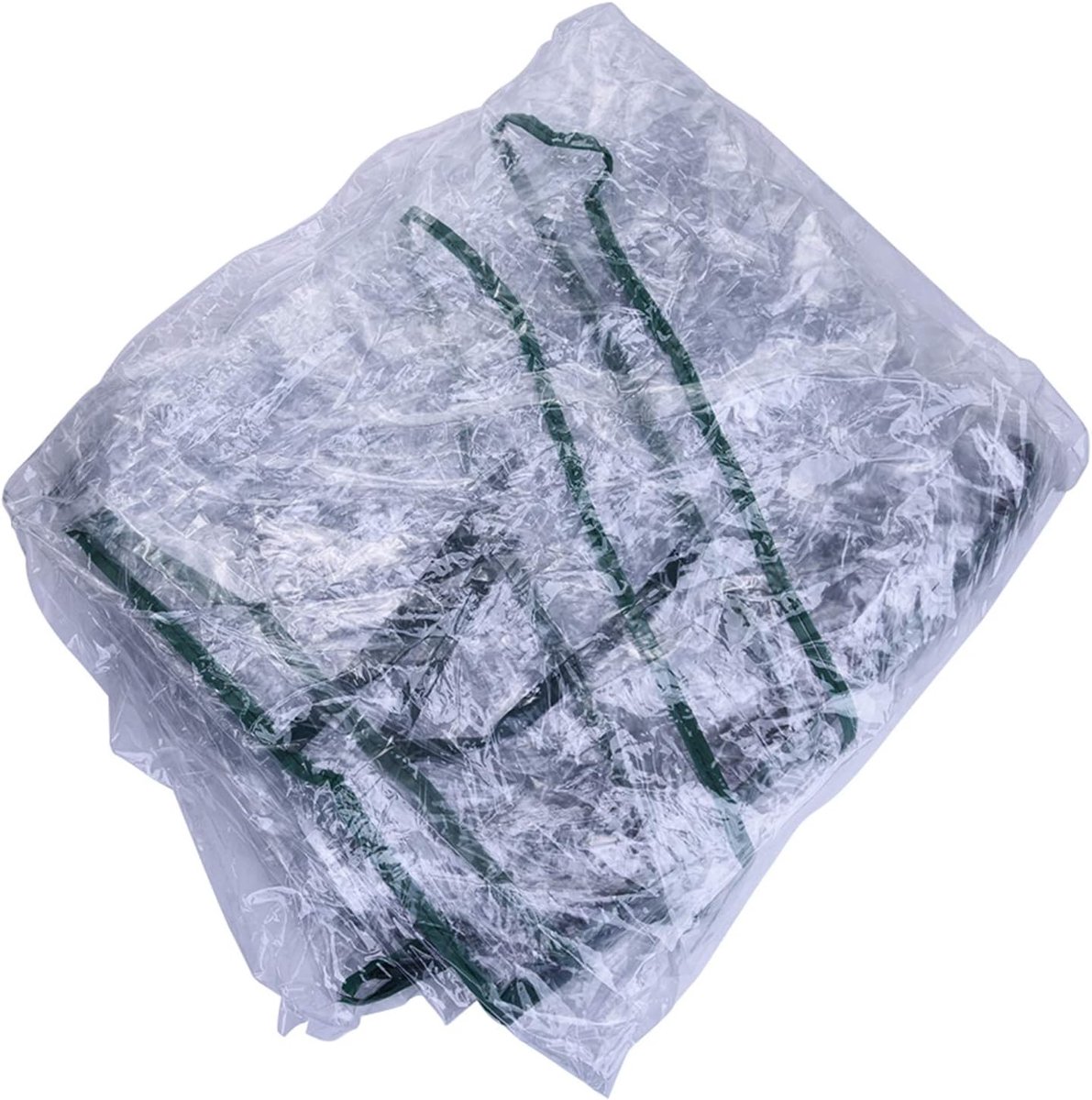 Kleine kweekkas hoes - Plantenkas transparant - Planten beschermen - Waterdicht anti-UV - 69 x 49 x 155 cm - Natuurlijk