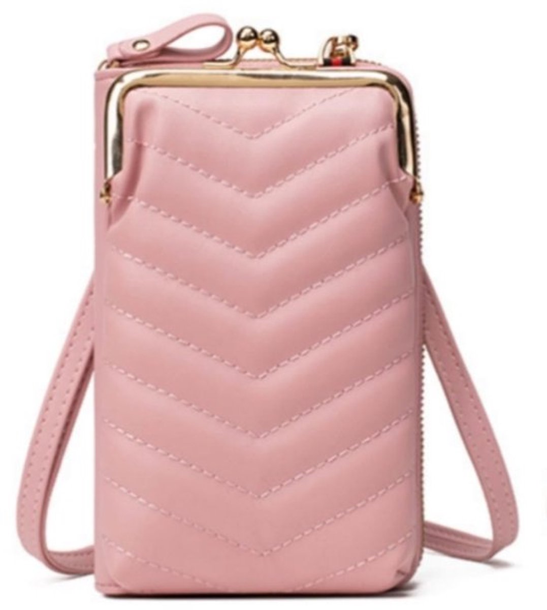Dailygoods- Schoudertas Klein - PU-leer - Crossbody Tas - Antidiefstal - Mobiele