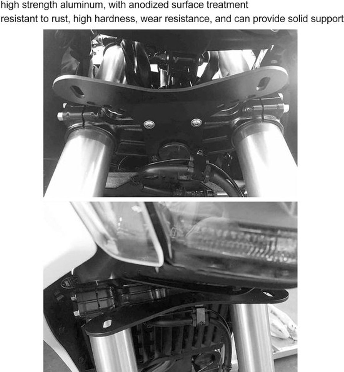 Store_8 - Motorfiets Mistlampen Houder - Aluminium Beugel - Lichtgewicht