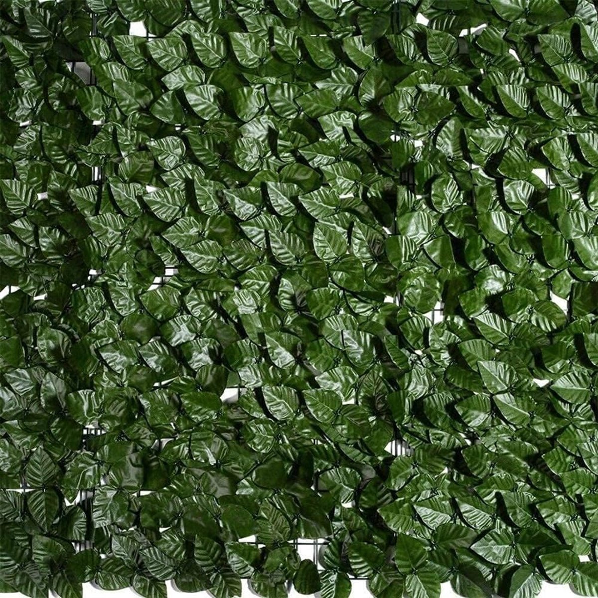 Kunstmatige Klimop Haag - Privacy Scherm Tuin - Meer Privacy Creëren - Onderhoudsvrij Bladontwerp - Aanpasbare Maten - Groen
