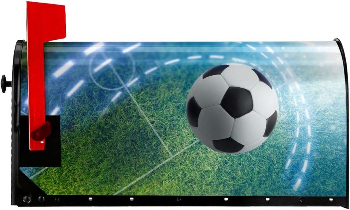 Brievenbusdecoratie - Brievenbushoes - Tuin Decoratie - Waterdicht - 21 x 18 inch - Voetbal Sportbal