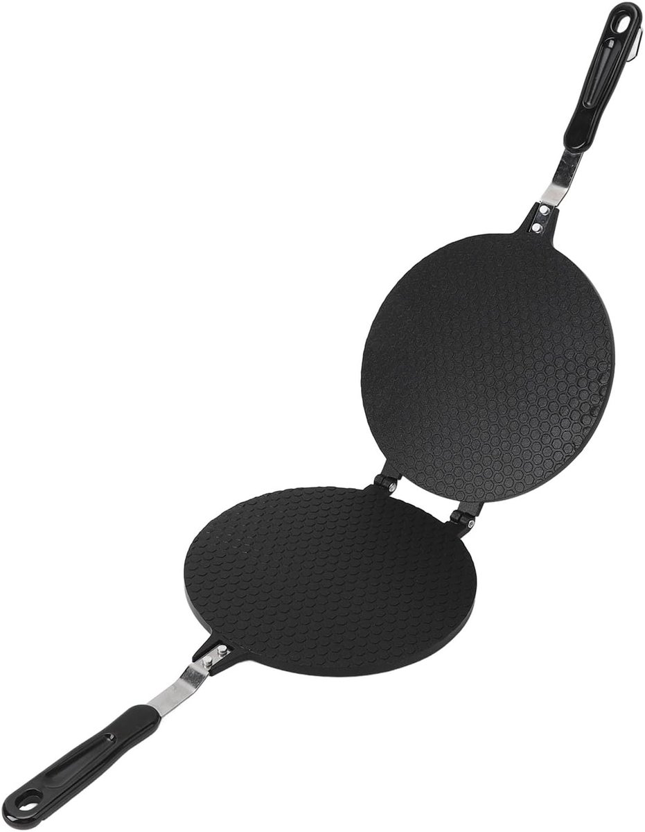 Wafelkegelmaker - Dessertmaker Ijshoorntjes - Zelfgemaakte Desserts - Snelle Gelijkmatige Warmte - 67 Inch - Rasterstijl