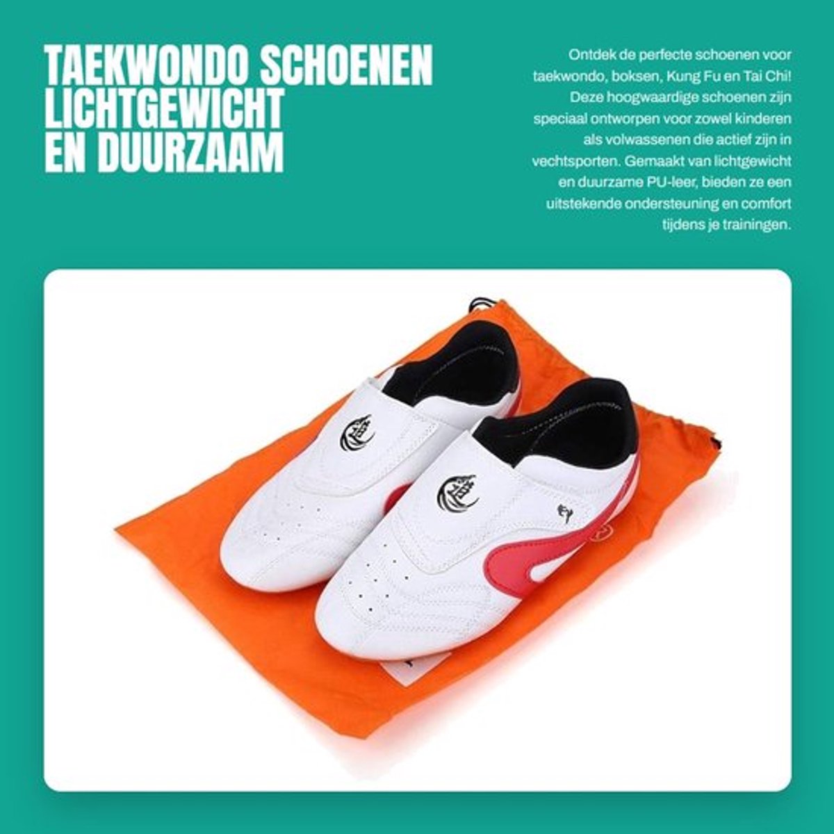 Dailygoods- Turnschoenen voor Taekwondo - Antislip Oxford-zolen - Lichtgewicht