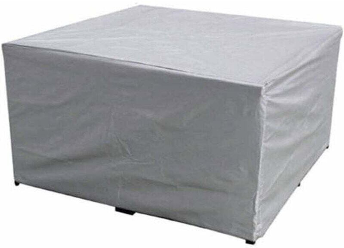 Garden furniture cover - Garden furniture cover measuring 150x150x75 cm, made of waterproof polyester fabric, suitable for garden tables and chairs, UV-resistant, suitable for rectangular garden tables and chairs.