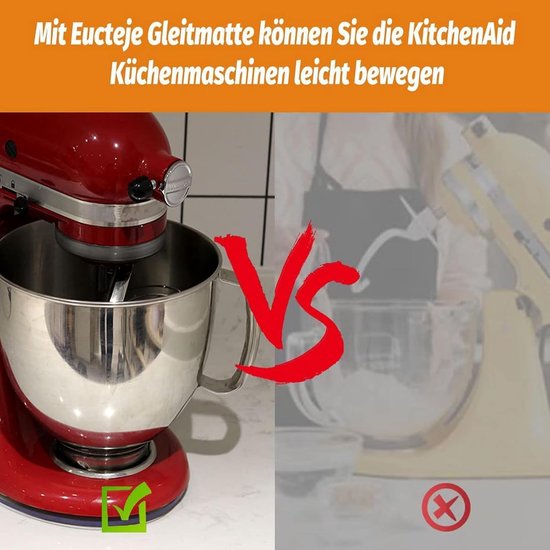 Keukenmachine Mat - Schuifplank Accessoire - Apparaten Verplaatsen - Duurzaam Acryl Ontwerp - 34 x 213 cm - Transparant — afbeelding 3
