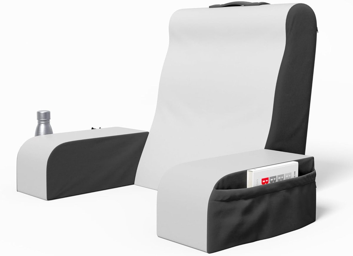Leeskussen voor Volledige Ondersteuning en Comfort - Rugsteunkussen Met Armleuningen voor Bed, Zittend, Gaming en TV Kijken