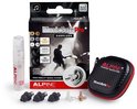Alpine MusicSafe Pro verpakking: etui, oorpluggen, filters en reinigingsspray.