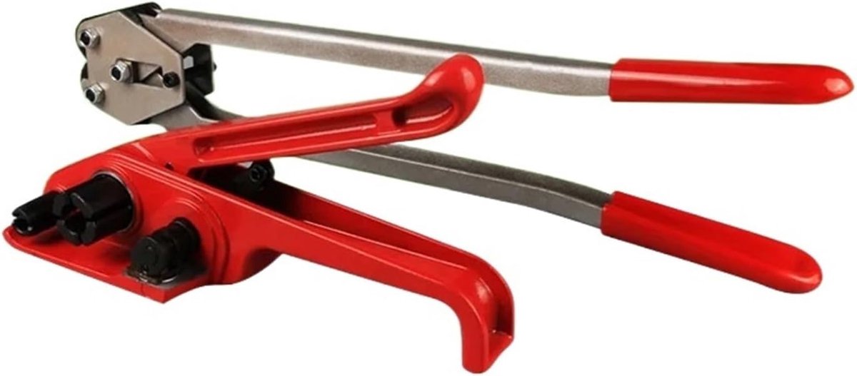 Palletbandset - Verpakkingsband set - Goederen Zekeren - Ergonomisch Ratelontwerp - 13-19 mm - Grijs