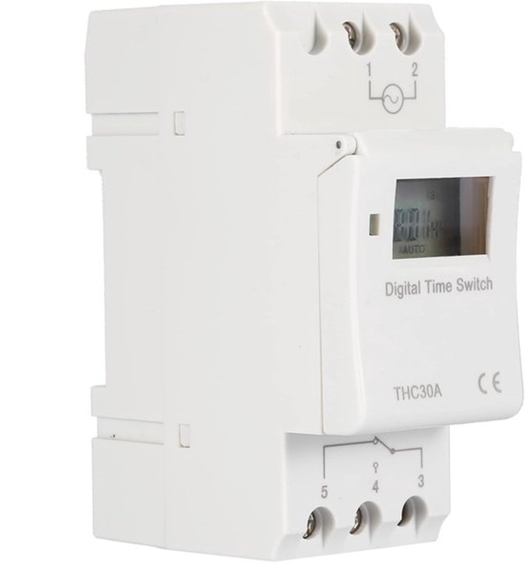 Digitale timer met programmeerfunctie en LCD-weergave
