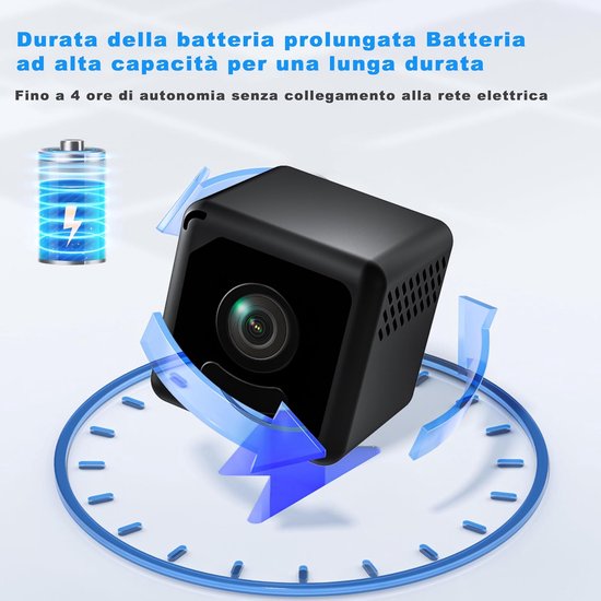 Mini Camera Wifi - Spy Camera Micro - Thuis Bewaken - Ingebouwde Magneet - 3.2cm x 3.2cm x 3.2cm - Zwart — afbeelding 5