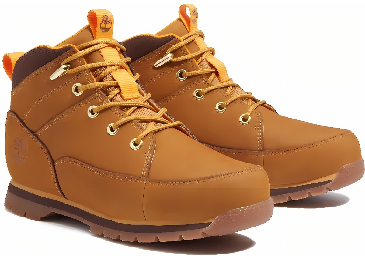 Timberland kinderlaarzen Euro Rock Mid Lace Up Boot 0A6D86 Wheat