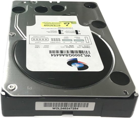 Interne Harde Schijf - Opslagmedium - Data Opslag - 24/7 Gebruik - 2 TB - Paars — afbeelding 2