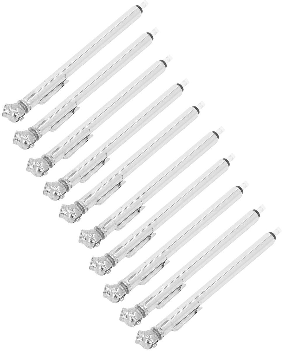 Potlood Bandenspanning meter - Bandenspanningsmeter set - Auto Onderhoud - Roestvrijstalen constructie - 5-45 PSI - Zilver
