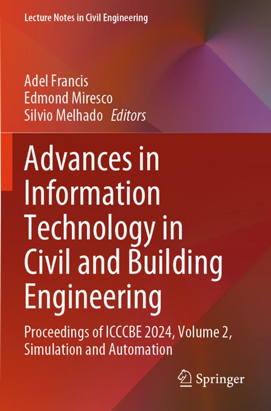 Lecture Notes in Civil Engineering629- Advances in Informati ... - cover