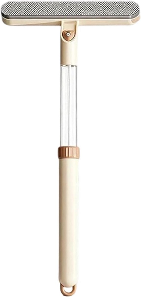 Raamtrekker - Glaswisser Schraper - Ramen Schoonmaken - Uitschuifbare Handgreep - 53 cm - Khaki