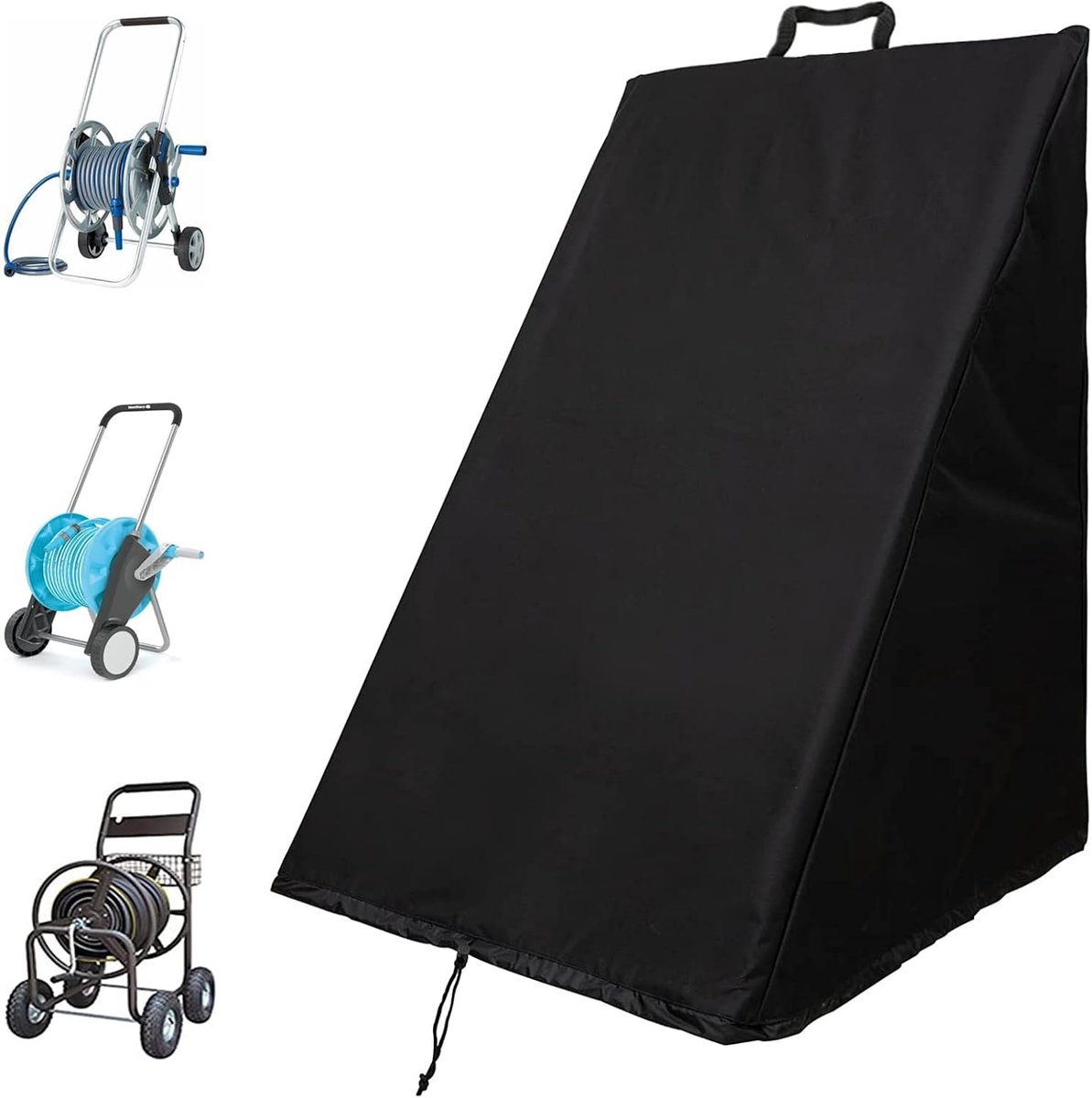 Hoes voor slanghaspel - Beschermhoes tuin - Haspel opbergen - Waterdicht Oxford stof - 26 x 25 x 35 inch
