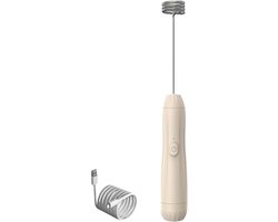 Elektrische Garde - Melkschuimer Mixer - Dranken Maken - Compact Ontwerp - 30 cm - Kaki