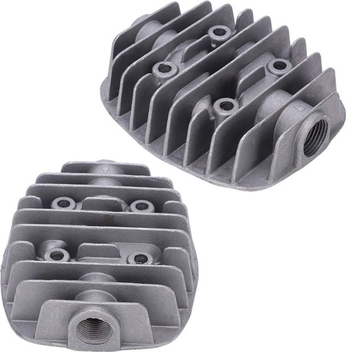 Dailygoods- Cilinderkop Pneumatisch - Dubbele Cilinder - Gegoten Aluminium