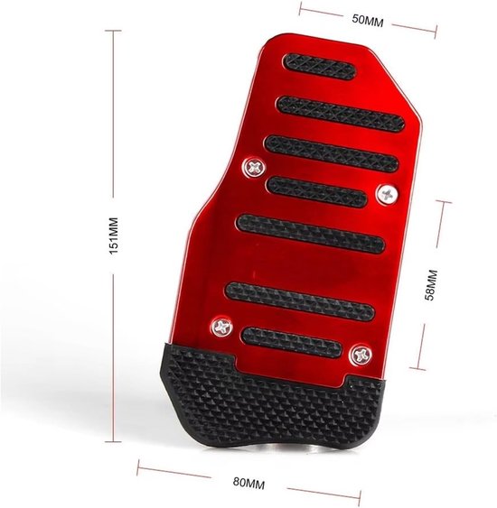 Universele Pedaalhoezen - Auto Pedaalbeschermers - Verbeterde Controle - Antislip Ontwerp - 3 stuks - Blauw van universele — afbeelding 4