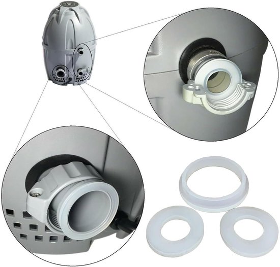 Connector Afdichtingen - Set Pakkingen - Lekvrije Aansluitingen - Universele Compatibiliteit - 5 Stuks - Zwart — afbeelding 4