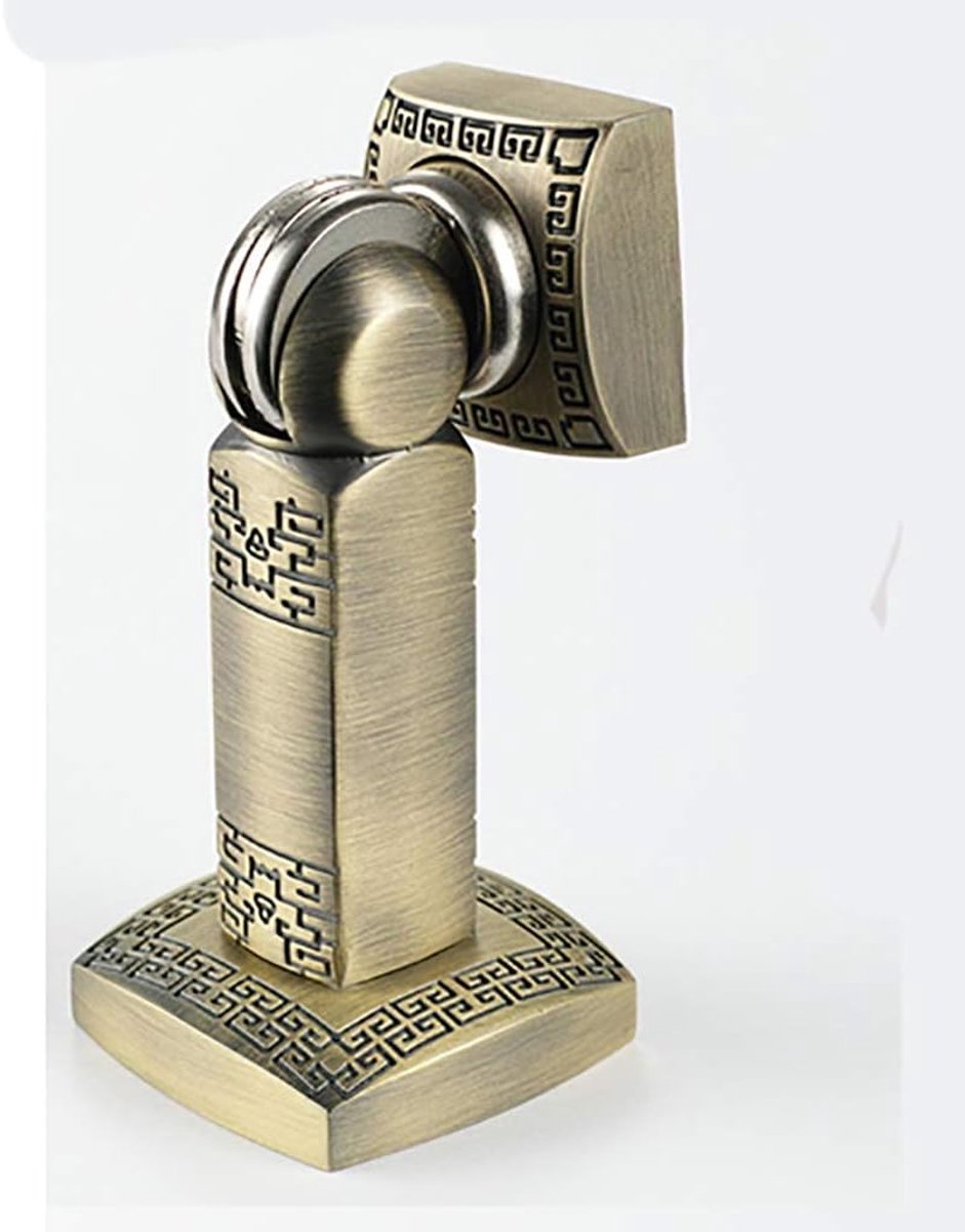 Deurstopper Set - Magnetische Stopper - Deuren Opvang - Zinklegering Materiaal - 3 Stuks - Zilverkleurig