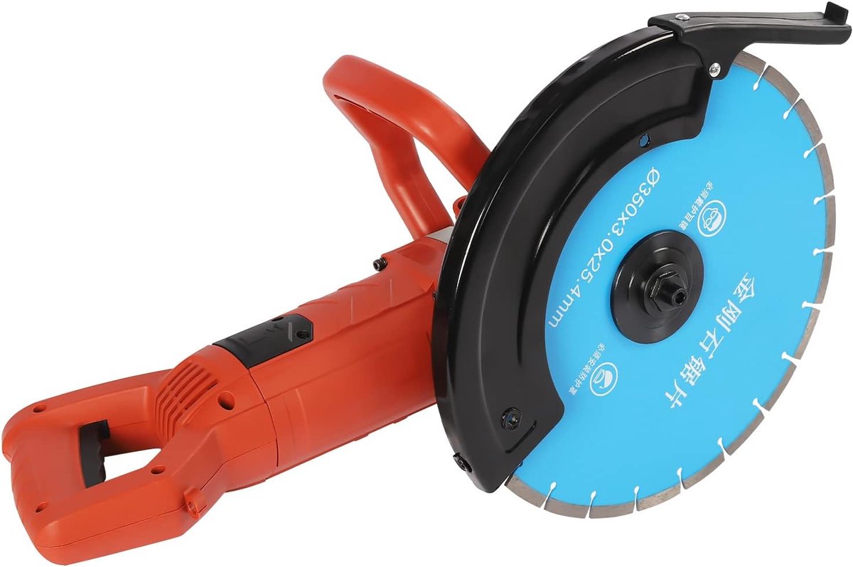 Beton Zaagmachine - Sleufzaag - Muren Frezen - 3000W Krachtige Motor - 13.5cm Zaagdiepte - Rood