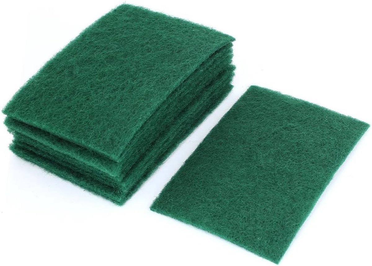 Reinigingspads - Sponsjes - Keuken Schoonmaken - Dubbelzijdig - 10 stuks - Groen
