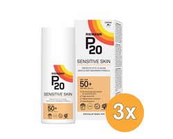 3x Riemann P20 Sensitive Skin SPF50+ Crème (200 ml)