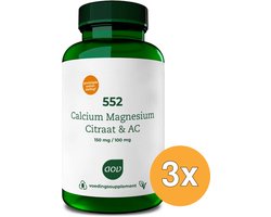 AOV 3x 552 Calcium & magnesium AC (60 tabletten) - 60 stuks